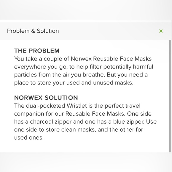 Norwex Wristlet - Teal - Picture 3 of 5